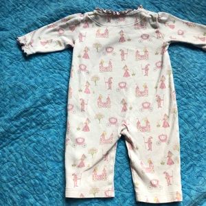 Kissy kissy Kimono Sleeper 3-6 Mos